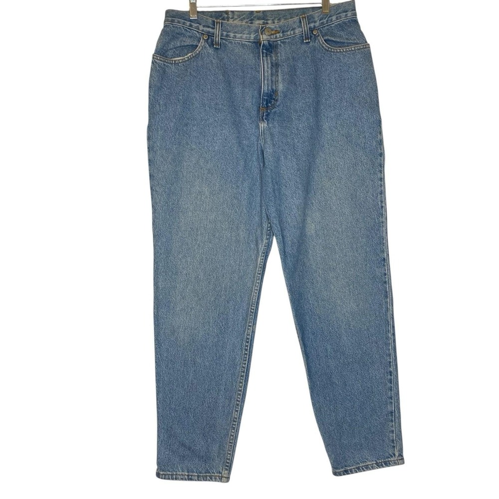 Vintage 90s Faded Glory Jeans Women 16P Blue High Rise Tapered Retro Mom
